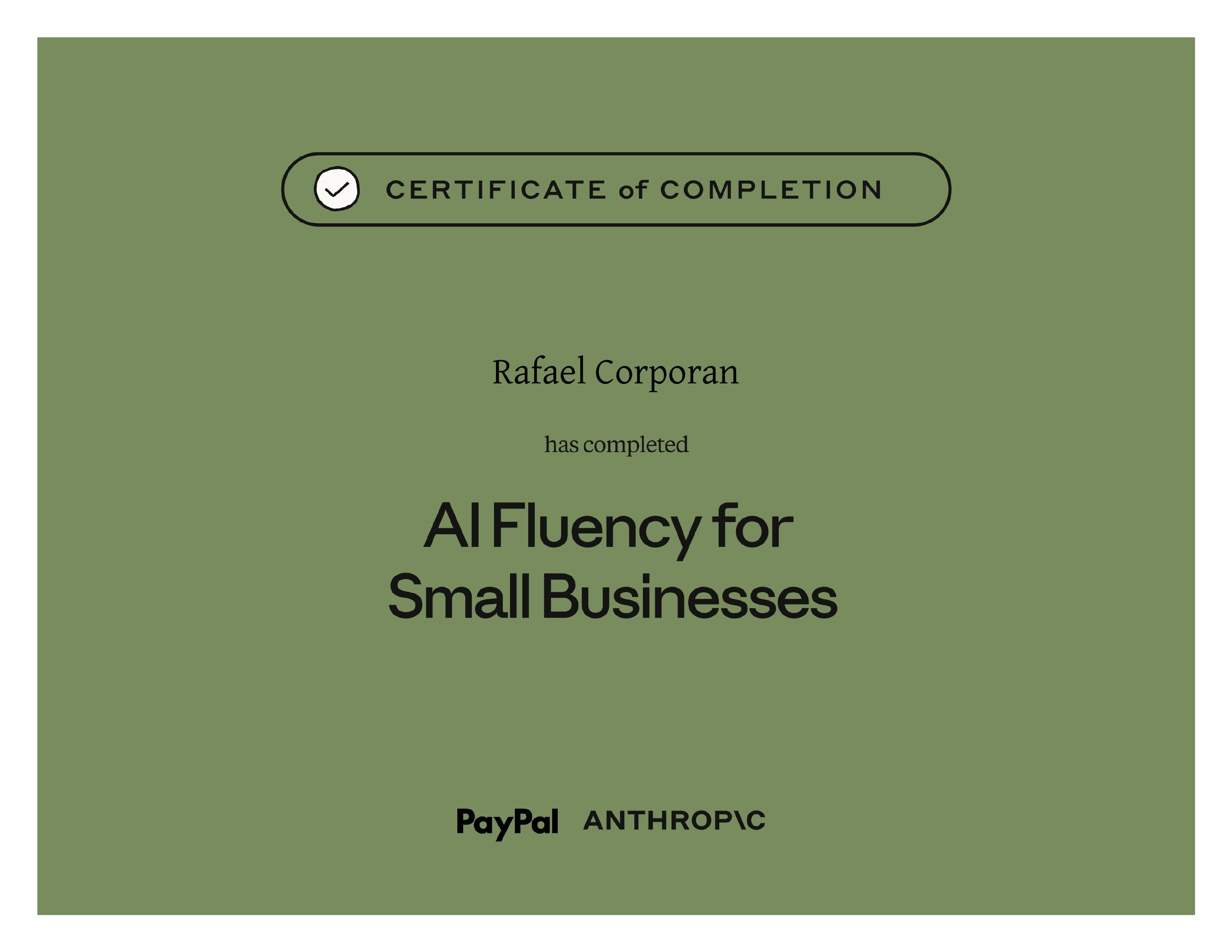 AI Fluency for Small Businesses