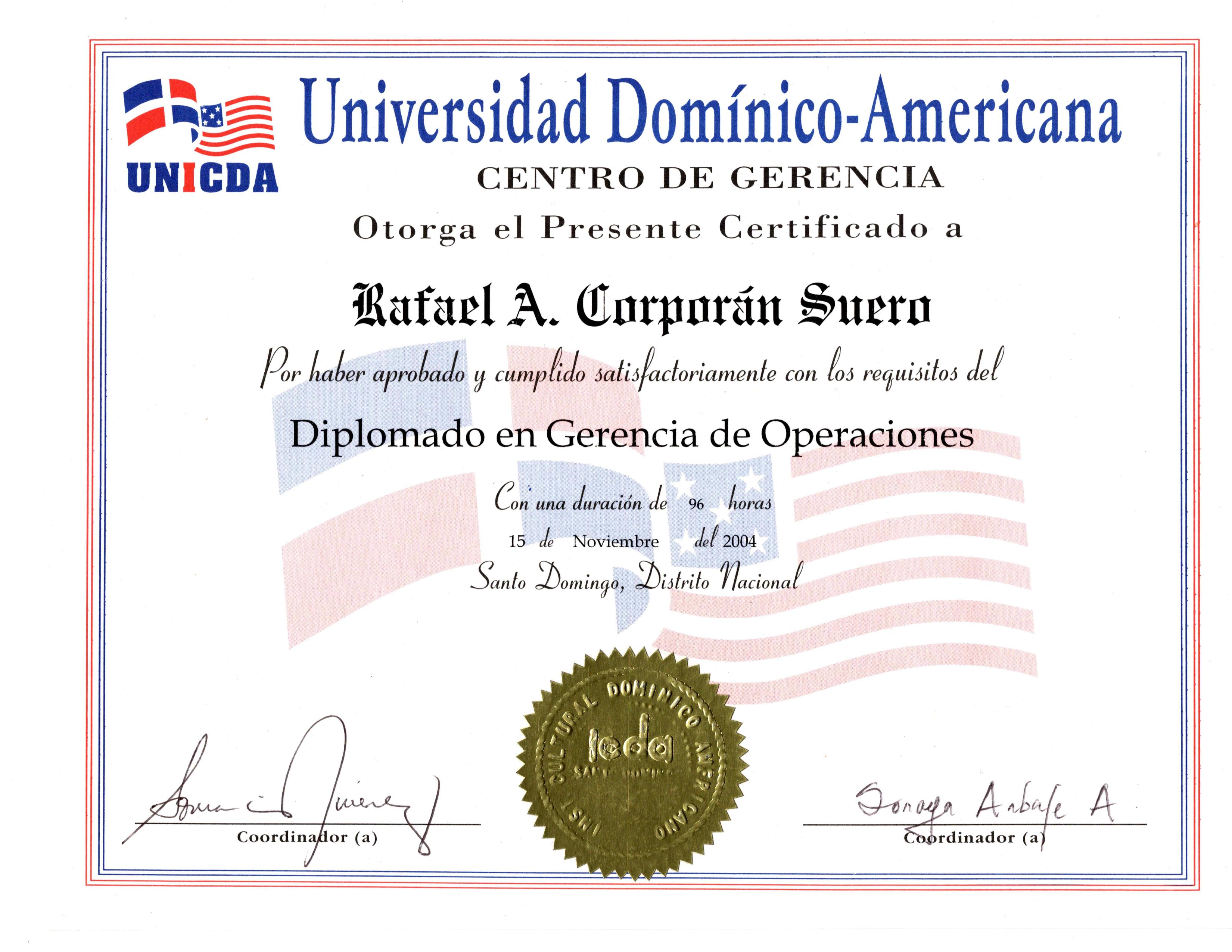 Operations Management Diploma
